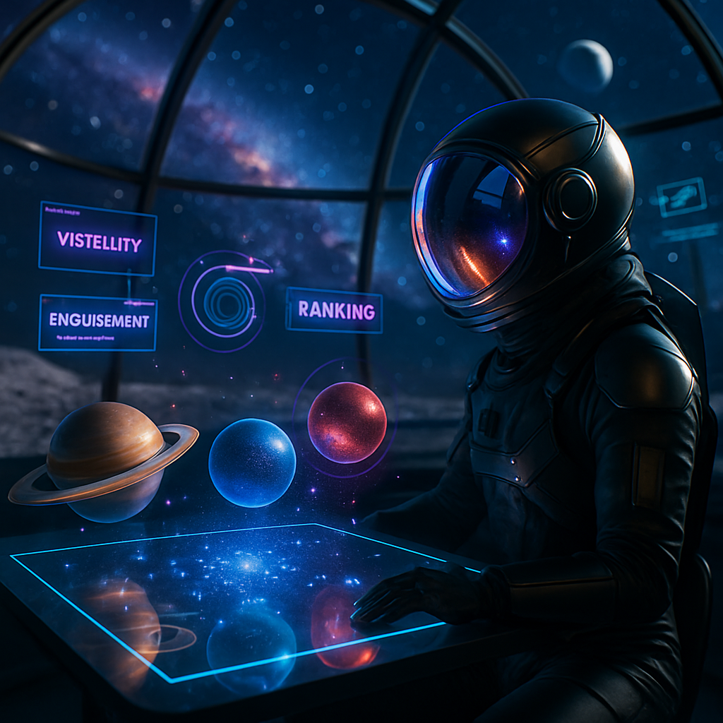 Space-themed design guide
